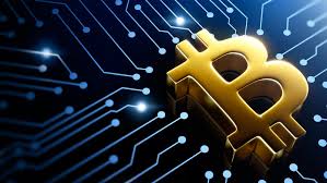 blockchain information - bitcoin logo